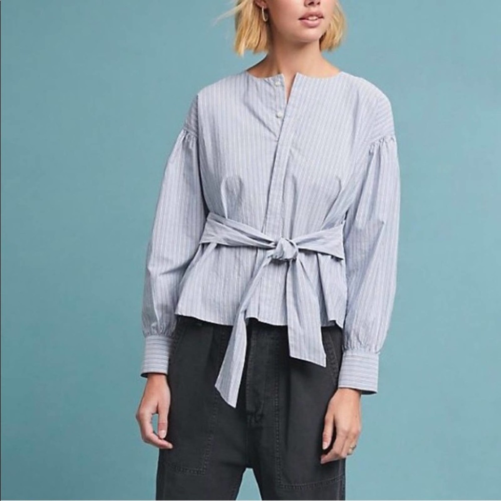 CITIZENS OF HUMANITY Joni Tie Waist Blouse